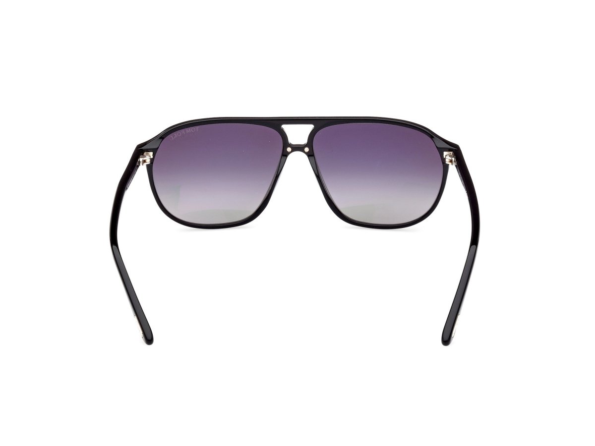 Shiny Black Male Sunglasses Tom Ford 889214442369