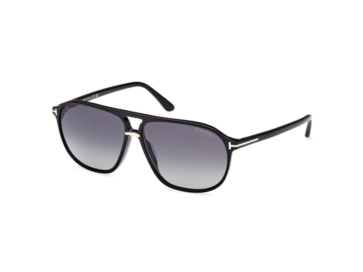 Shiny Black Male Sunglasses Tom Ford 889214442369