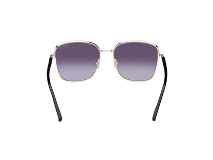 Shiny Rose Gold Female Sunglasses Tom Ford 889214442376