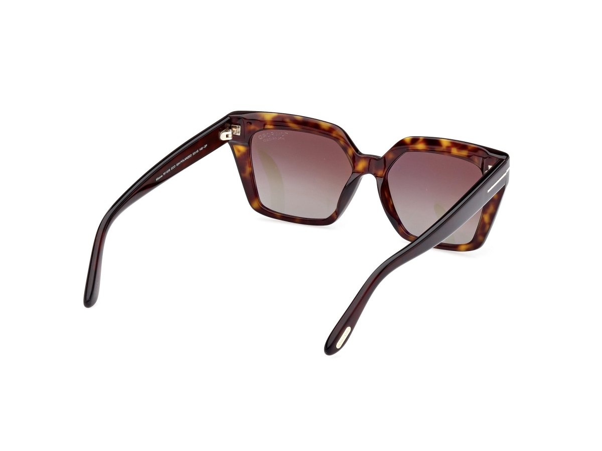 Dark Havana Female Sunglasses Tom Ford 889214442383
