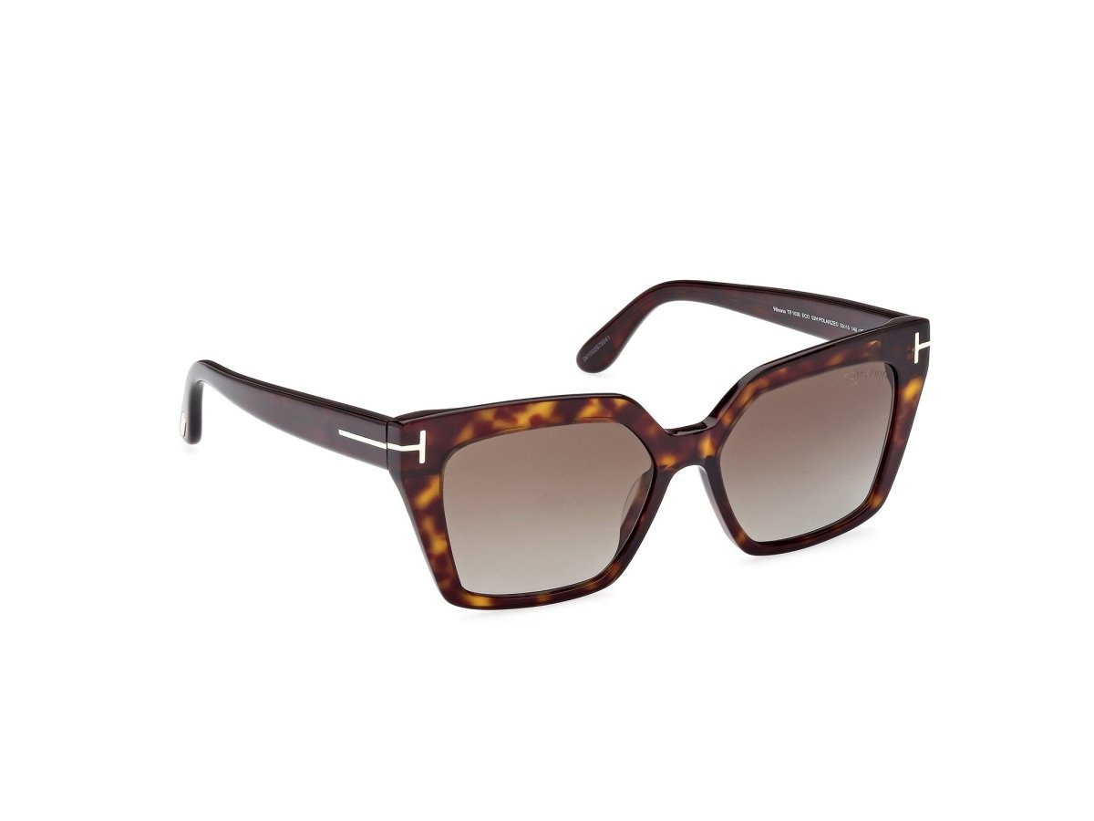 Dark Havana Female Sunglasses Tom Ford 889214442383