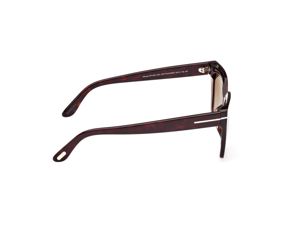Dark Havana Female Sunglasses Tom Ford 889214442383