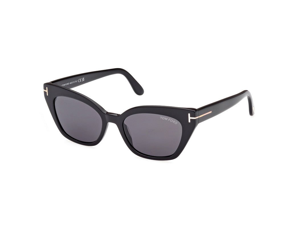 Shiny Black Female Sunglasses Tom Ford 889214403995