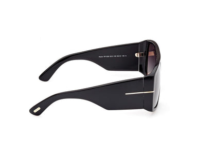Shiny Black Unisex Sunglasses Tom Ford 889214403742