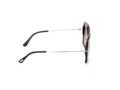 Shiny Black Female Sunglasses Tom Ford 889214403834