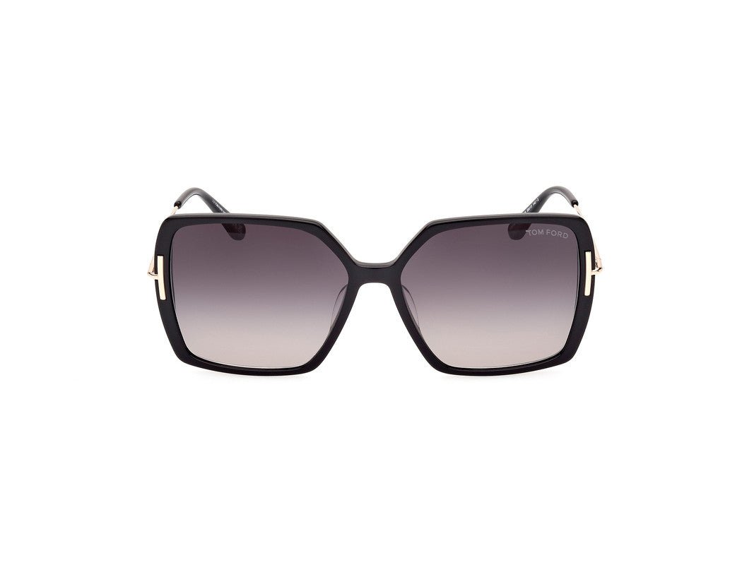 Shiny Black Female Sunglasses Tom Ford 889214403834