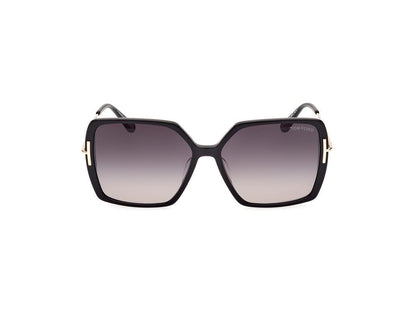Shiny Black Female Sunglasses Tom Ford 889214403834