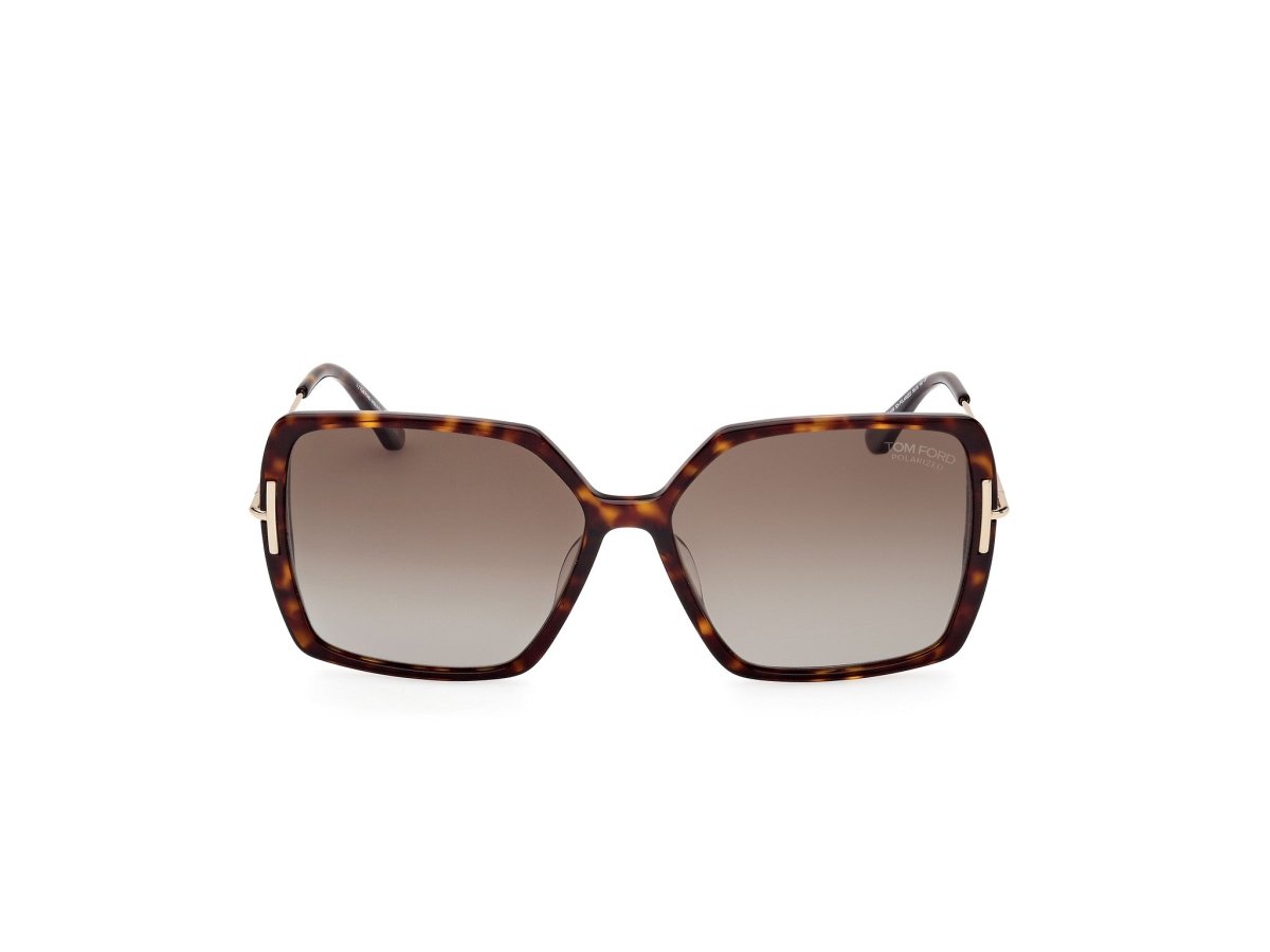 Dark Havana Female Sunglasses Tom Ford 889214442406