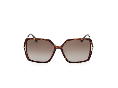 Dark Havana Female Sunglasses Tom Ford 889214442406