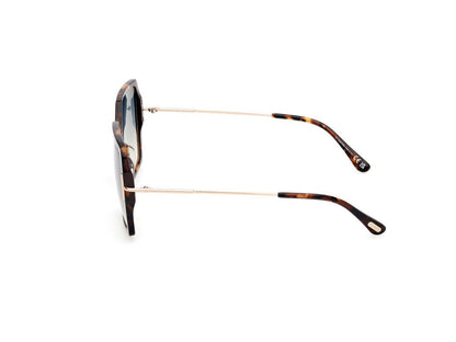 Dark Havana Female Sunglasses Tom Ford 889214542113