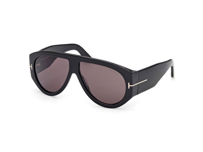 Shiny Black Male Sunglasses Tom Ford 889214602701