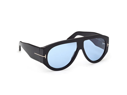Shiny Black Male Sunglasses Tom Ford 889214519788