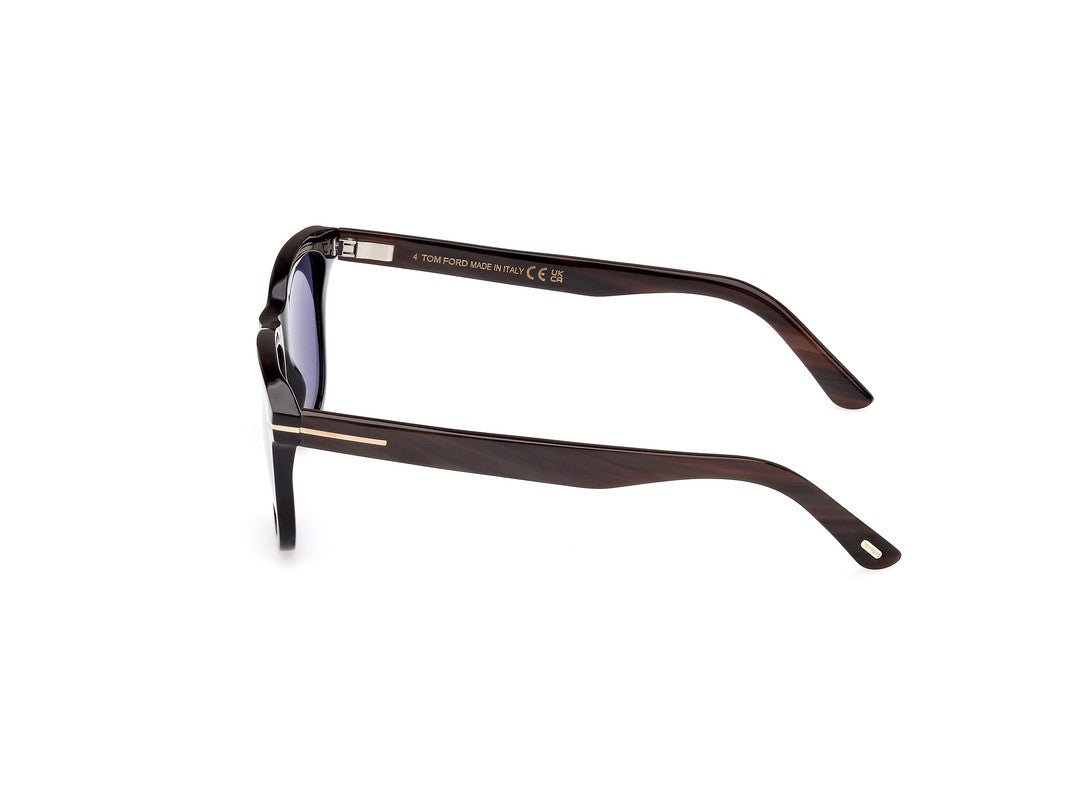Shiny Black Male Sunglasses Tom Ford Private Collection 889214417305