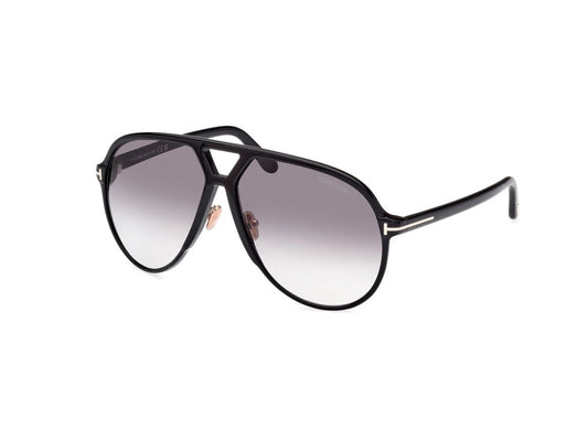 FT1061 BERTRAND - Tom Ford - shiny black / gradient smoke - 64mm - Ardor Eyewear 889214454942