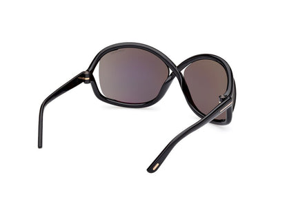 Shiny Black Female Sunglasses Tom Ford 889214457622