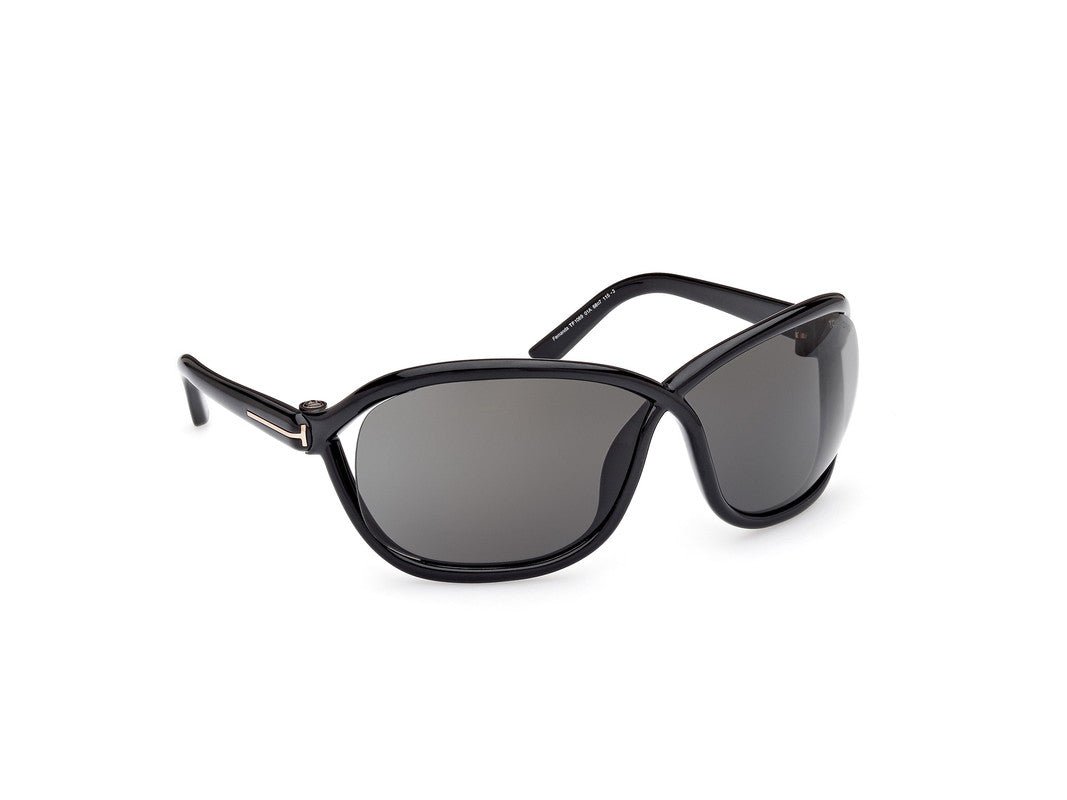 Shiny Black Female Sunglasses Tom Ford 889214457660