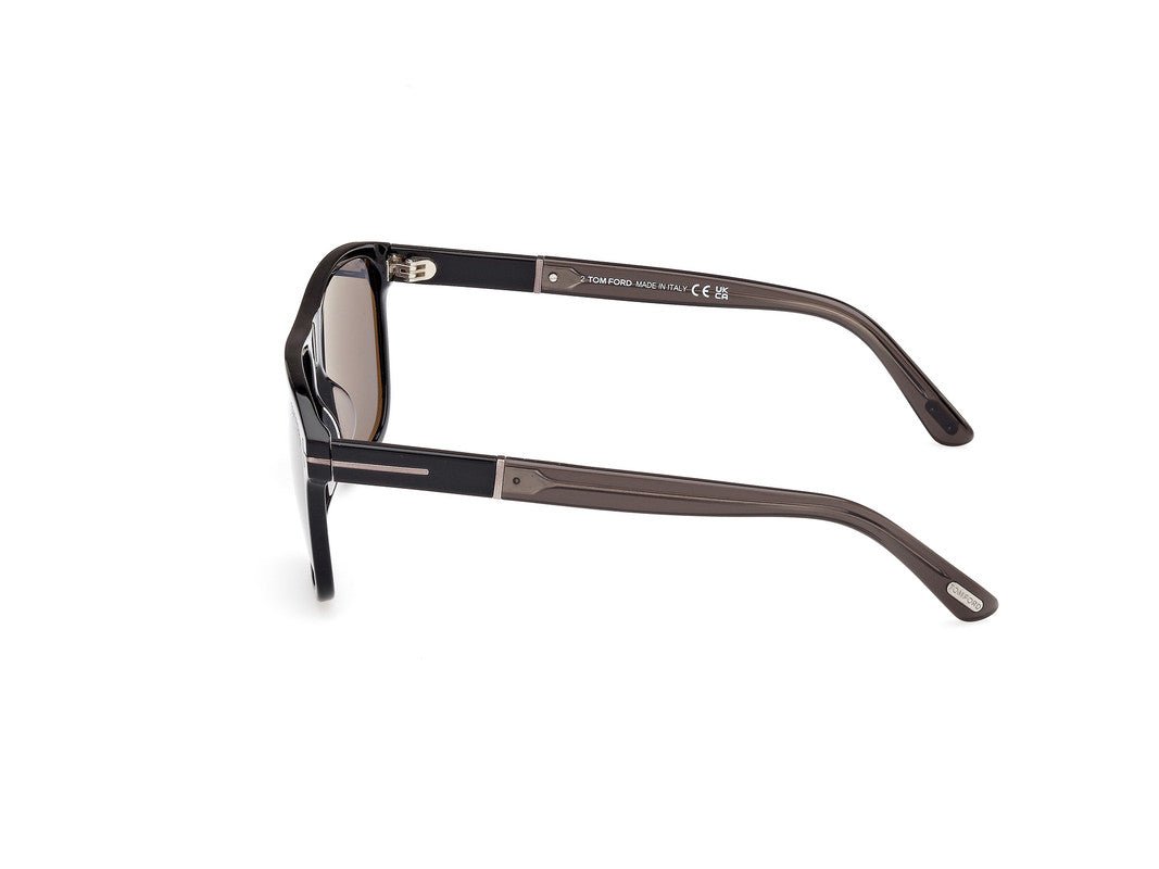 Shiny Black Male Sunglasses Tom Ford 889214469212