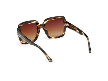 Coloured Havana Female Sunglasses Tom Ford 889214605016