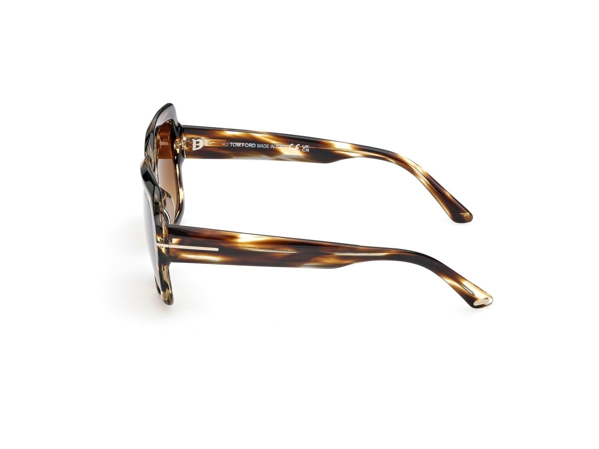 Coloured Havana Female Sunglasses Tom Ford 889214605016