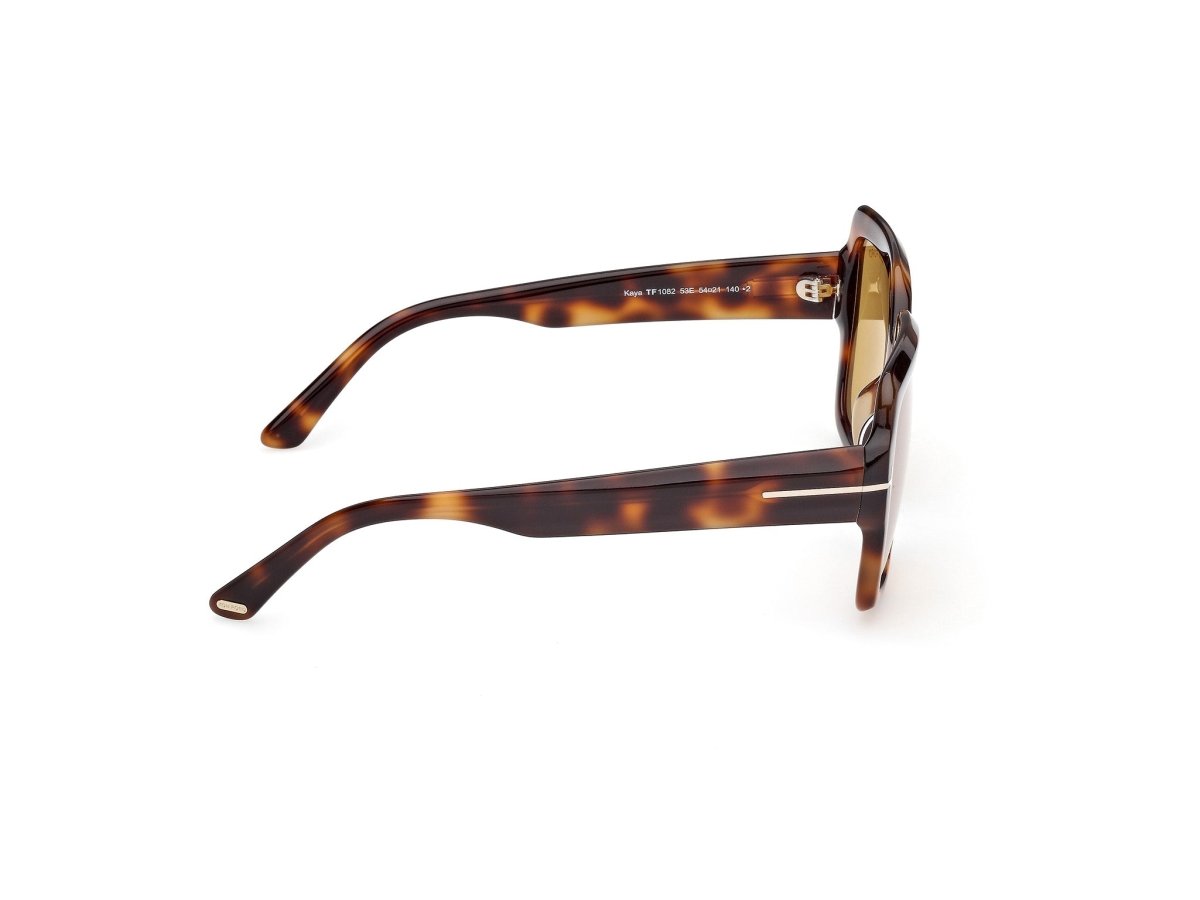 Blonde Havana Female Sunglasses Tom Ford 889214605009