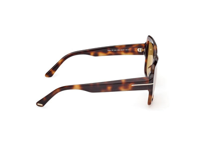 Blonde Havana Female Sunglasses Tom Ford 889214605009