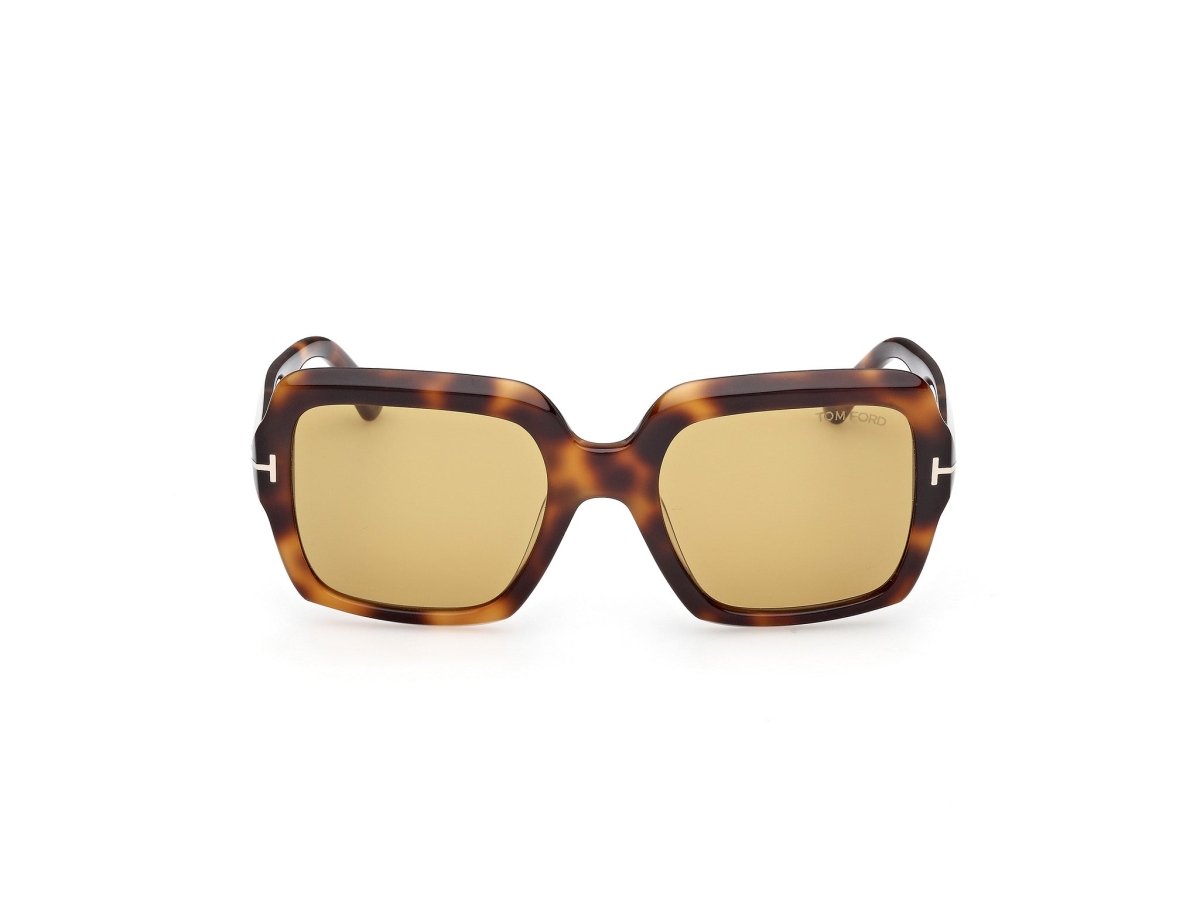 Blonde Havana Female Sunglasses Tom Ford 889214605009