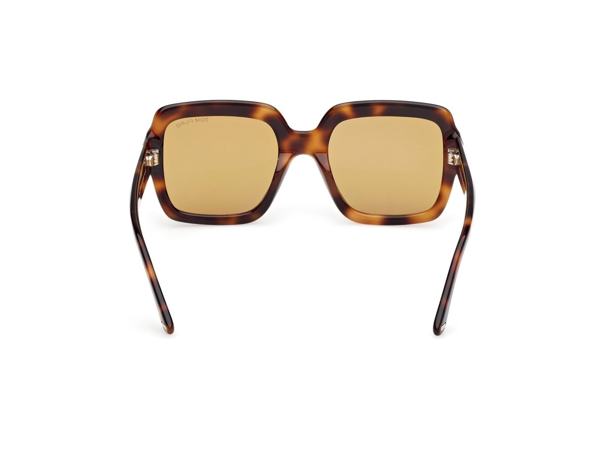 Blonde Havana Female Sunglasses Tom Ford 889214605009