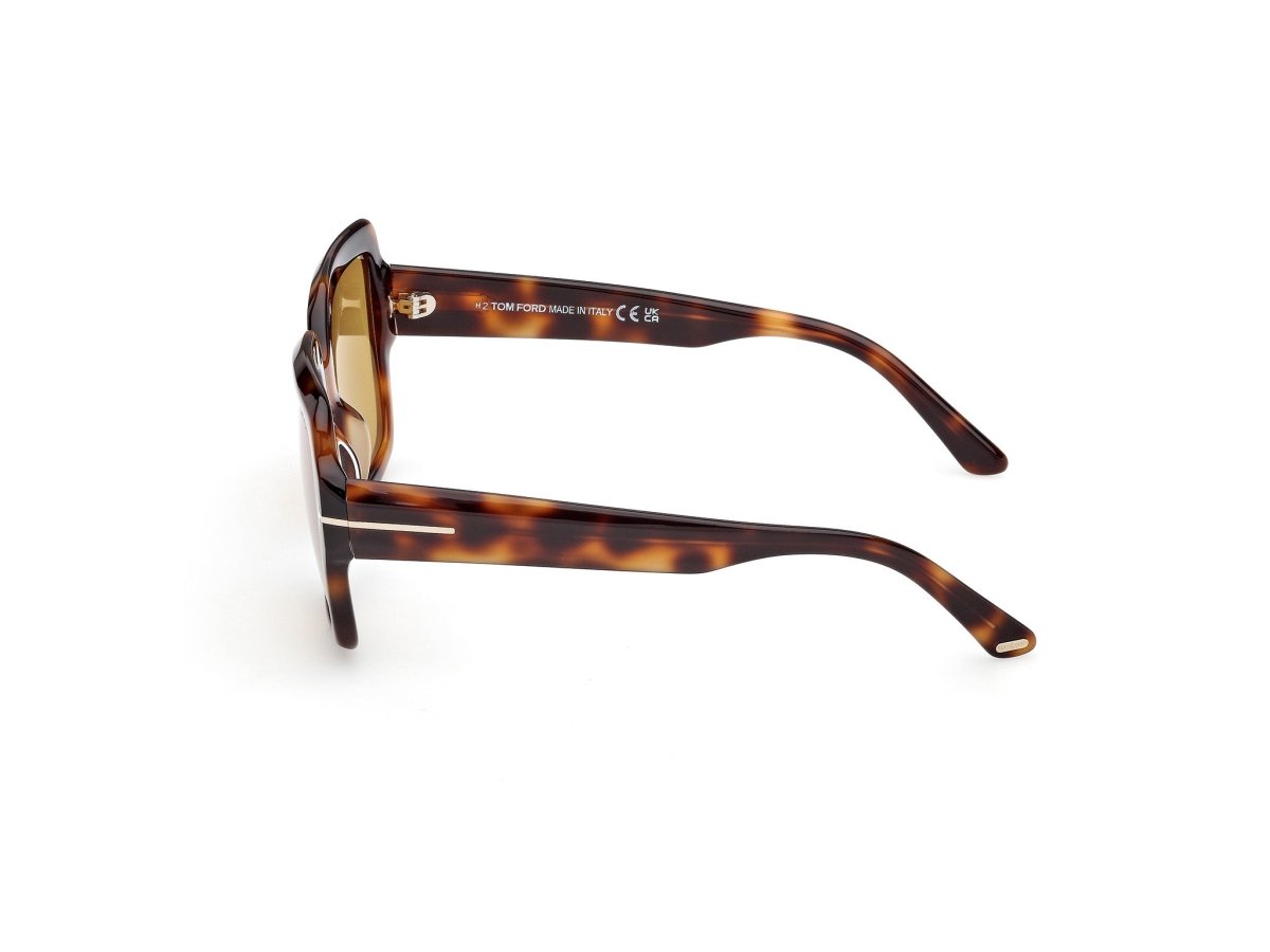 Blonde Havana Female Sunglasses Tom Ford 889214605009