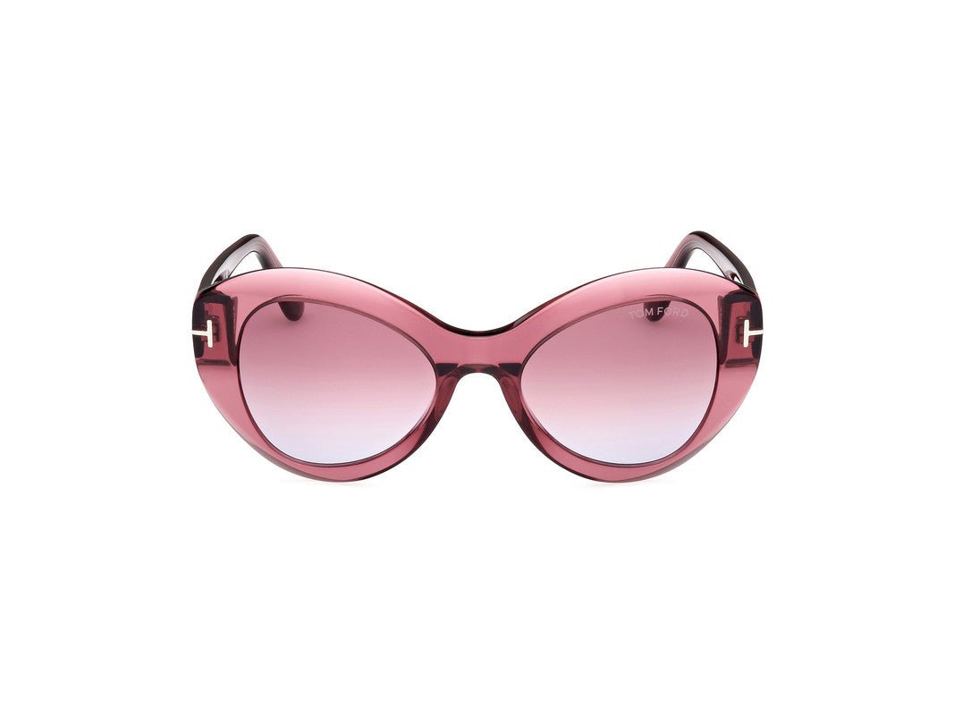 Shiny Light Red Female Sunglasses Tom Ford 889214469328