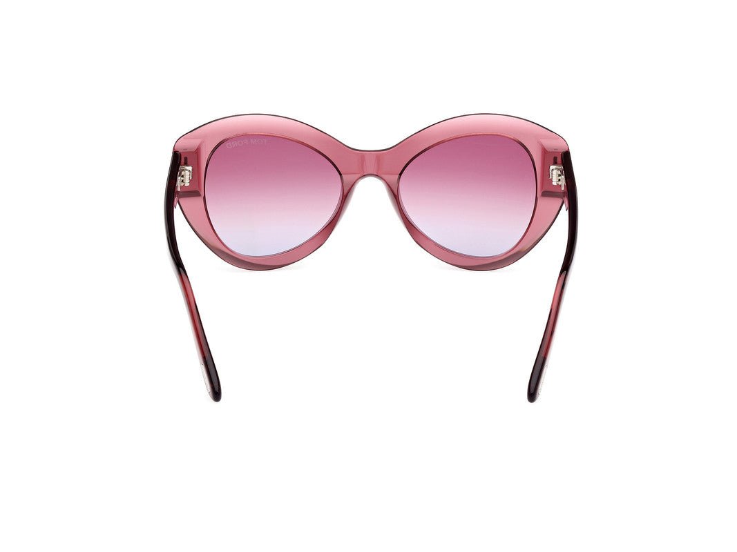 Shiny Light Red Female Sunglasses Tom Ford 889214469328
