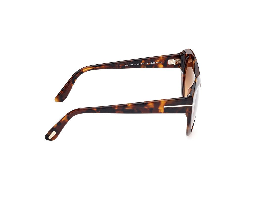Dark Havana Female Sunglasses Tom Ford 889214469311