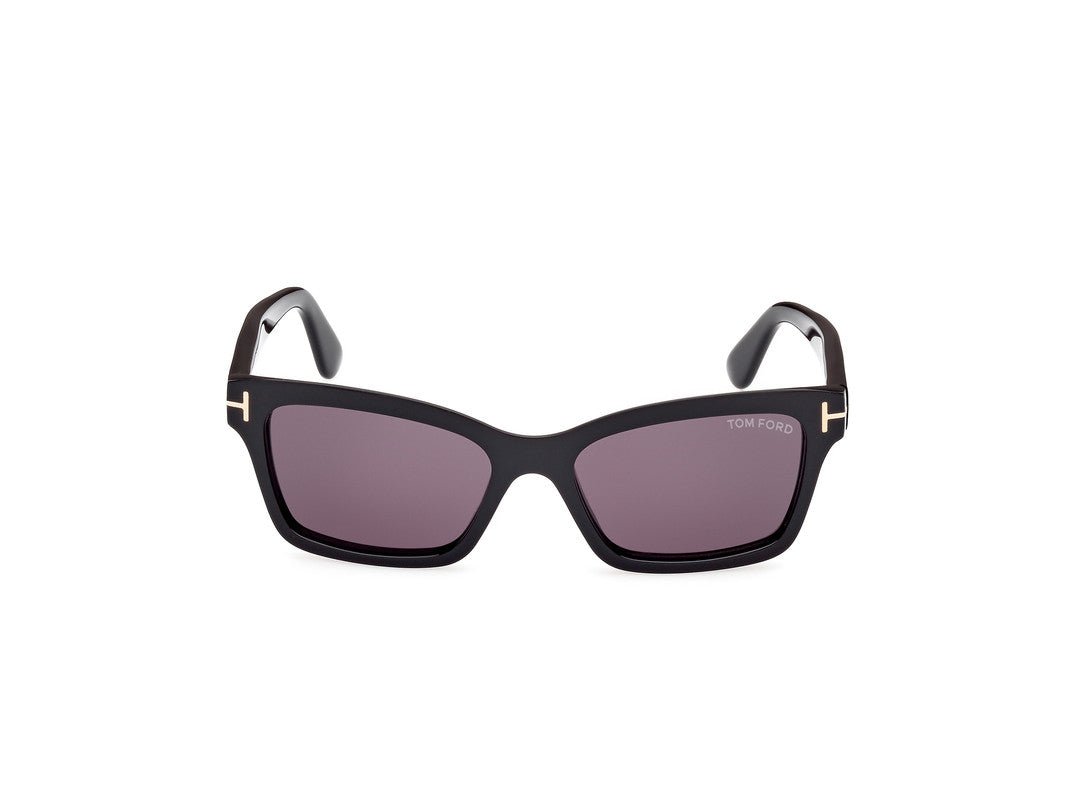 Shiny Black Female Sunglasses Tom Ford 889214469335
