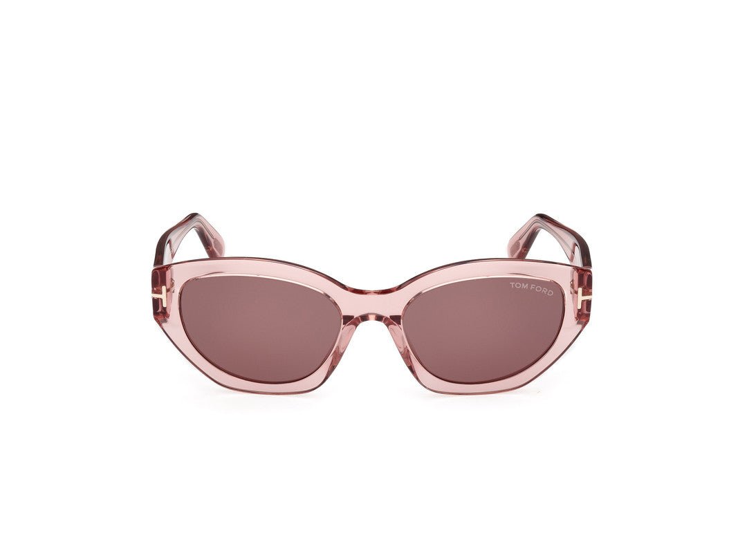 Shiny Light Pink Female Sunglasses Tom Ford 889214469427