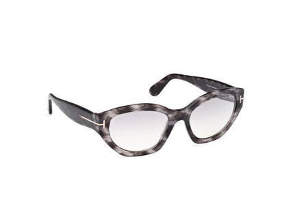 Coloured Havana Female Sunglasses Tom Ford 889214469403