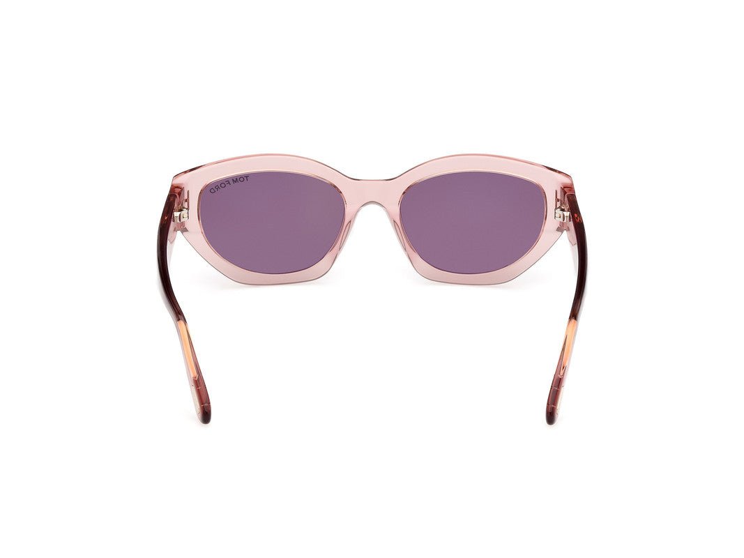 Shiny Light Pink Female Sunglasses Tom Ford 889214469427
