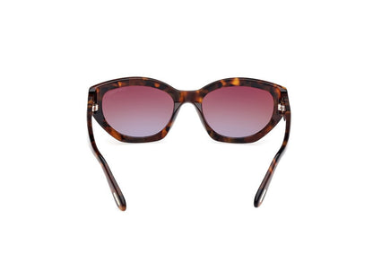 Dark Havana Female Sunglasses Tom Ford 889214469397