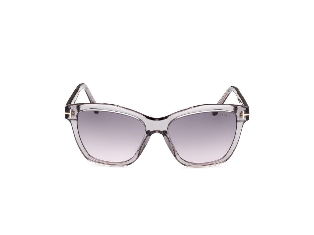 Shiny Grey Female Sunglasses Tom Ford 889214469441