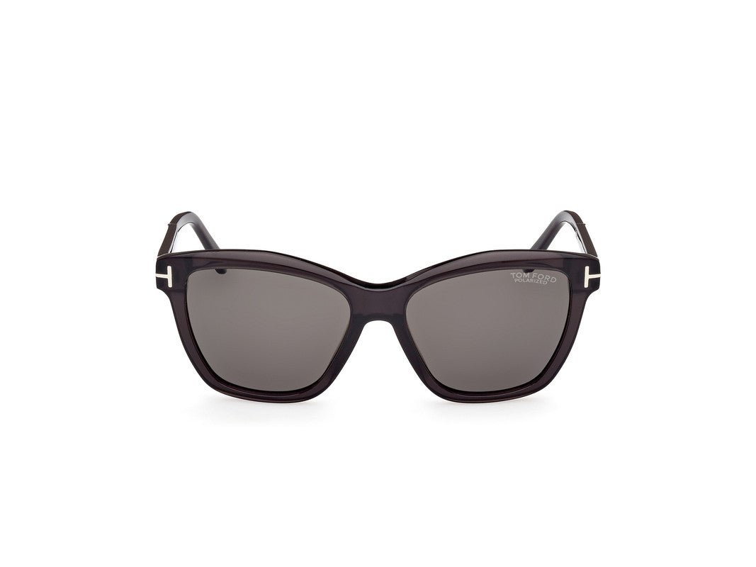 Shiny Grey Female Sunglasses Tom Ford 889214469434