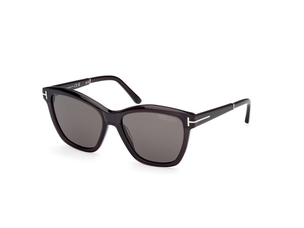 Shiny Grey Female Sunglasses Tom Ford 889214469434