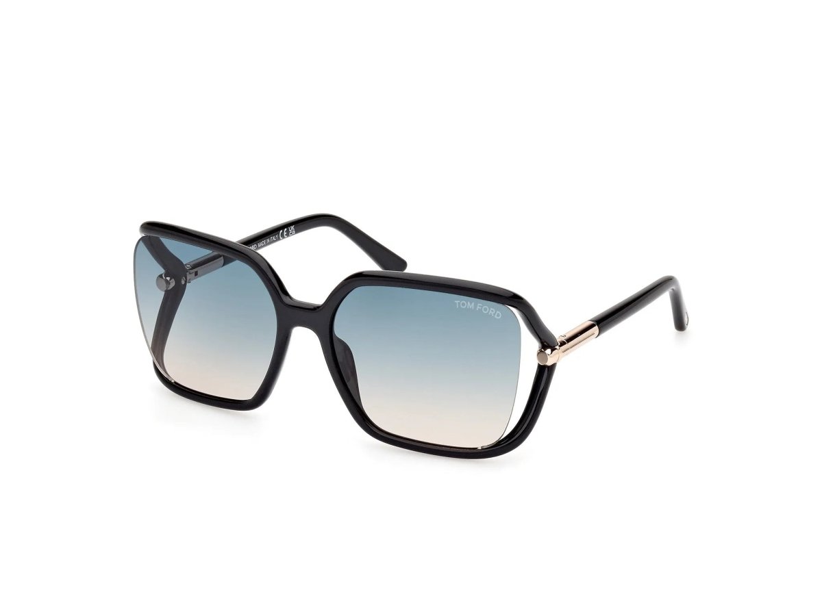 FT1089 SOLANGE - 02 - Tom Ford - shiny black / gradient green - 60mm - Ardor Eyewear