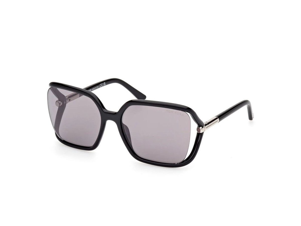 FT1089 SOLANGE - 02 - Tom Ford - shiny black / smoke mirror - 60mm - Ardor Eyewear