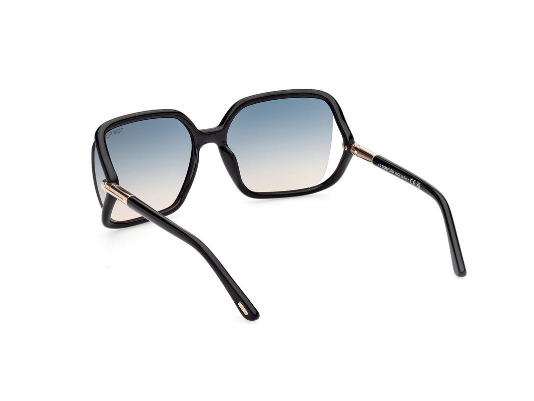 Shiny Black Female Sunglasses Tom Ford 889214469533