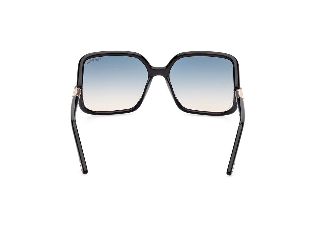 Shiny Black Female Sunglasses Tom Ford 889214469533