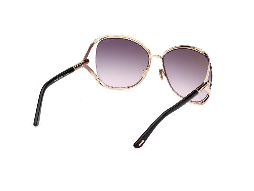 Shiny Deep Gold Female Sunglasses Tom Ford 889214469601