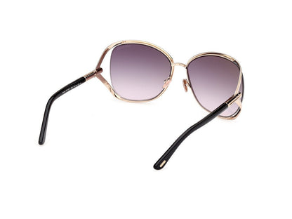 Shiny Deep Gold Female Sunglasses Tom Ford 889214469601