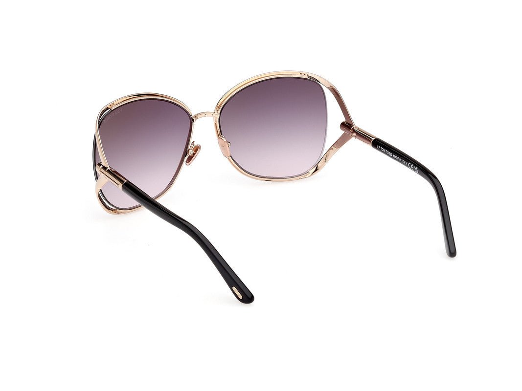 Shiny Deep Gold Female Sunglasses Tom Ford 889214469601