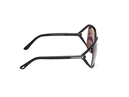 Shiny Black Female Sunglasses Tom Ford 889214469625