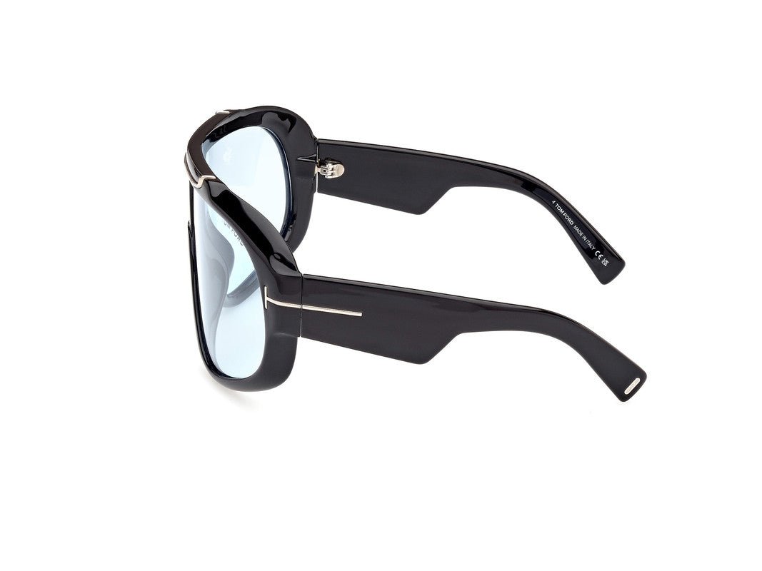 Shiny Black Female Sunglasses Tom Ford 889214474834
