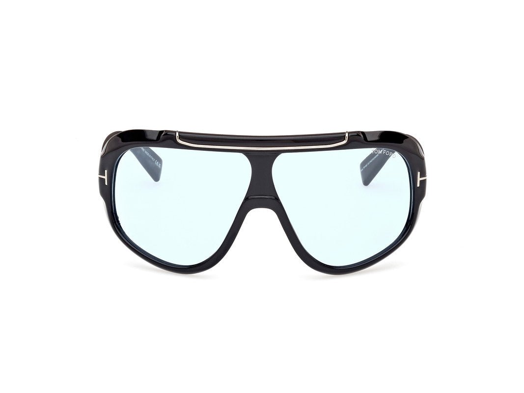 Shiny Black Female Sunglasses Tom Ford 889214474834
