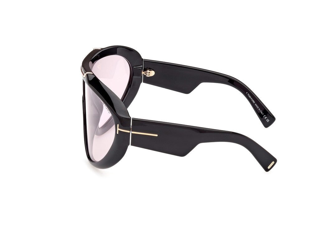 Shiny Black Male Sunglasses Tom Ford 889214474452
